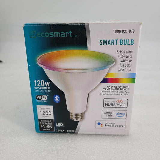 EcoSmart 120W Smart Bluetooth Wi-Fi PAR 30 LED Light (FREE SHIPPING)